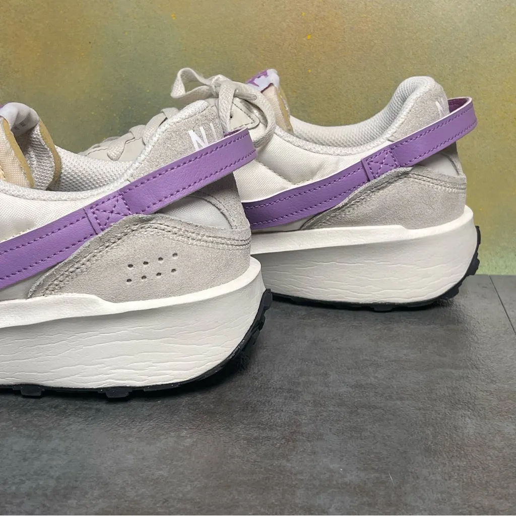 Nike Waffle Debut Women's Sail White/Lilac Retro Style Sneakers Sz 10 - Image 15