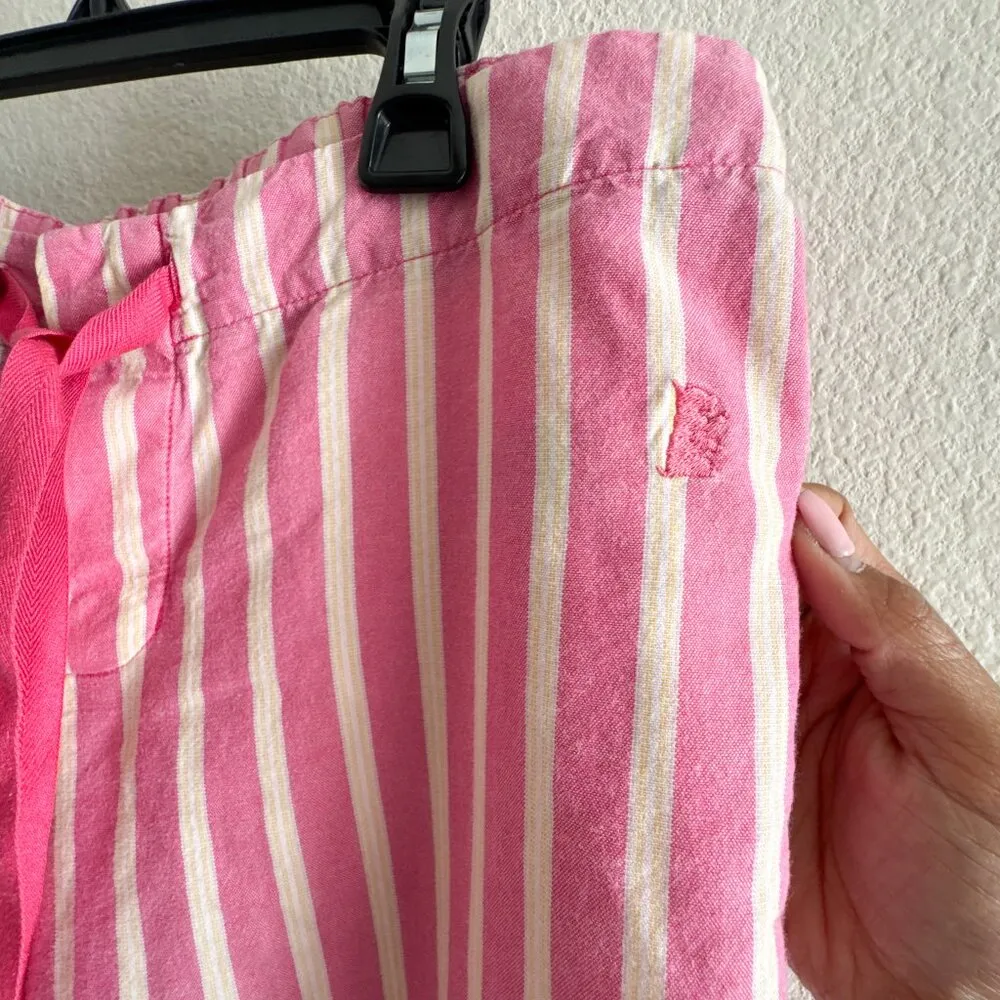 Juicy Couture Pink Stripe Love from Juicy Capri Pants Size Medium - Image 5