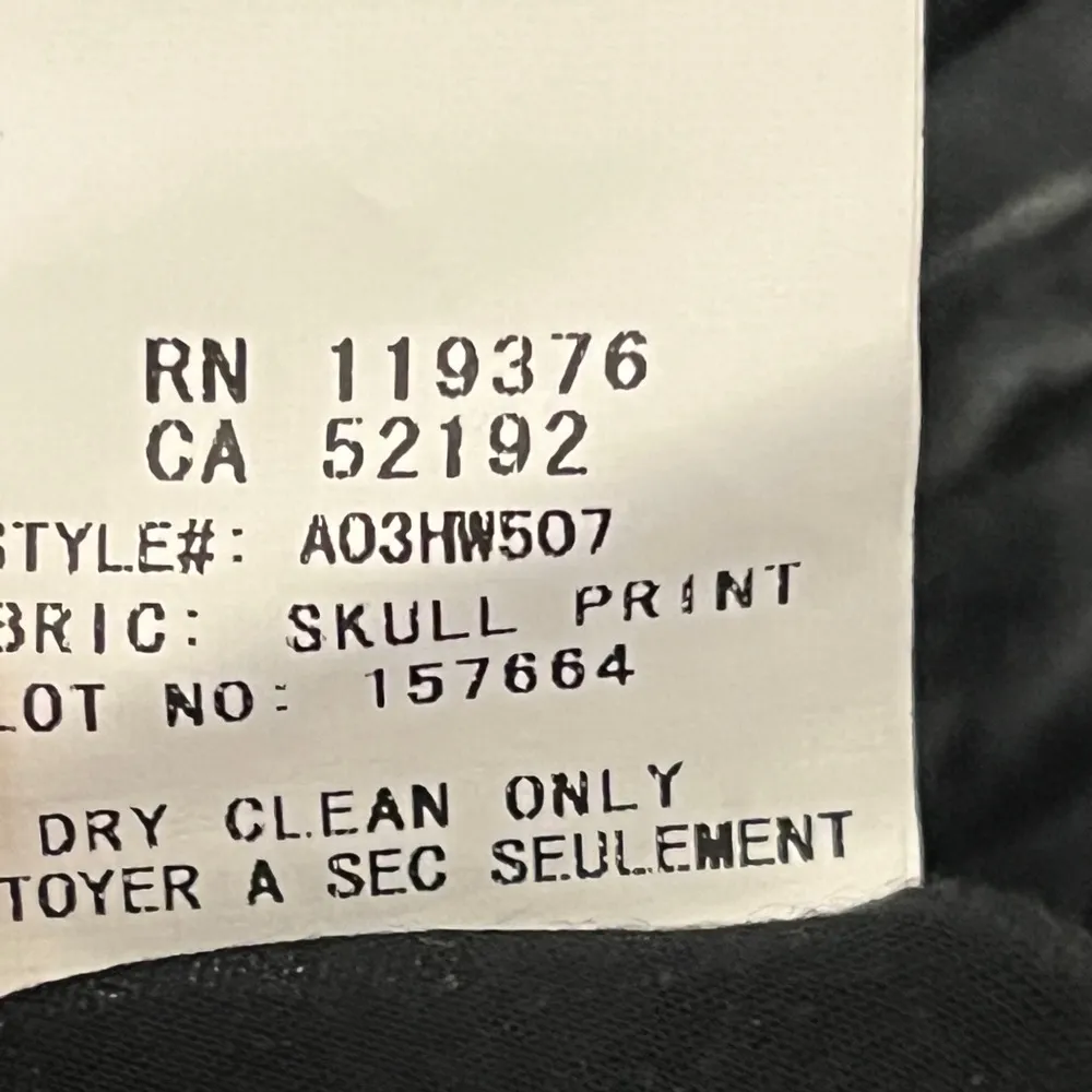 HELMUT LANG Women's Black Skull Print One Shoulder Sleeveless Ruched Mini Dress - Image 5