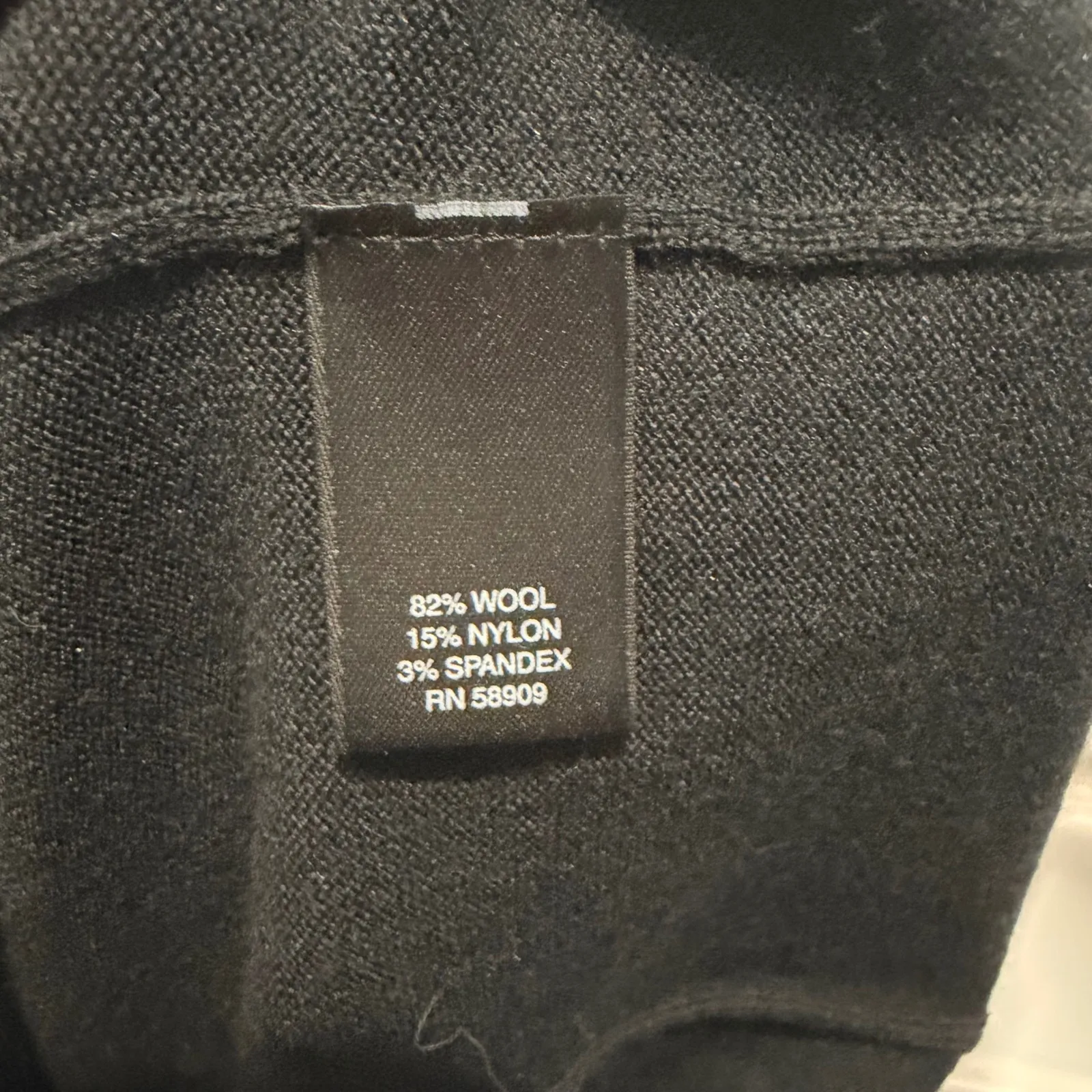 Antonio Melani Black Mock Neck Beaded Shoulder Cap Sleeve Sweater Dress M - Image 6