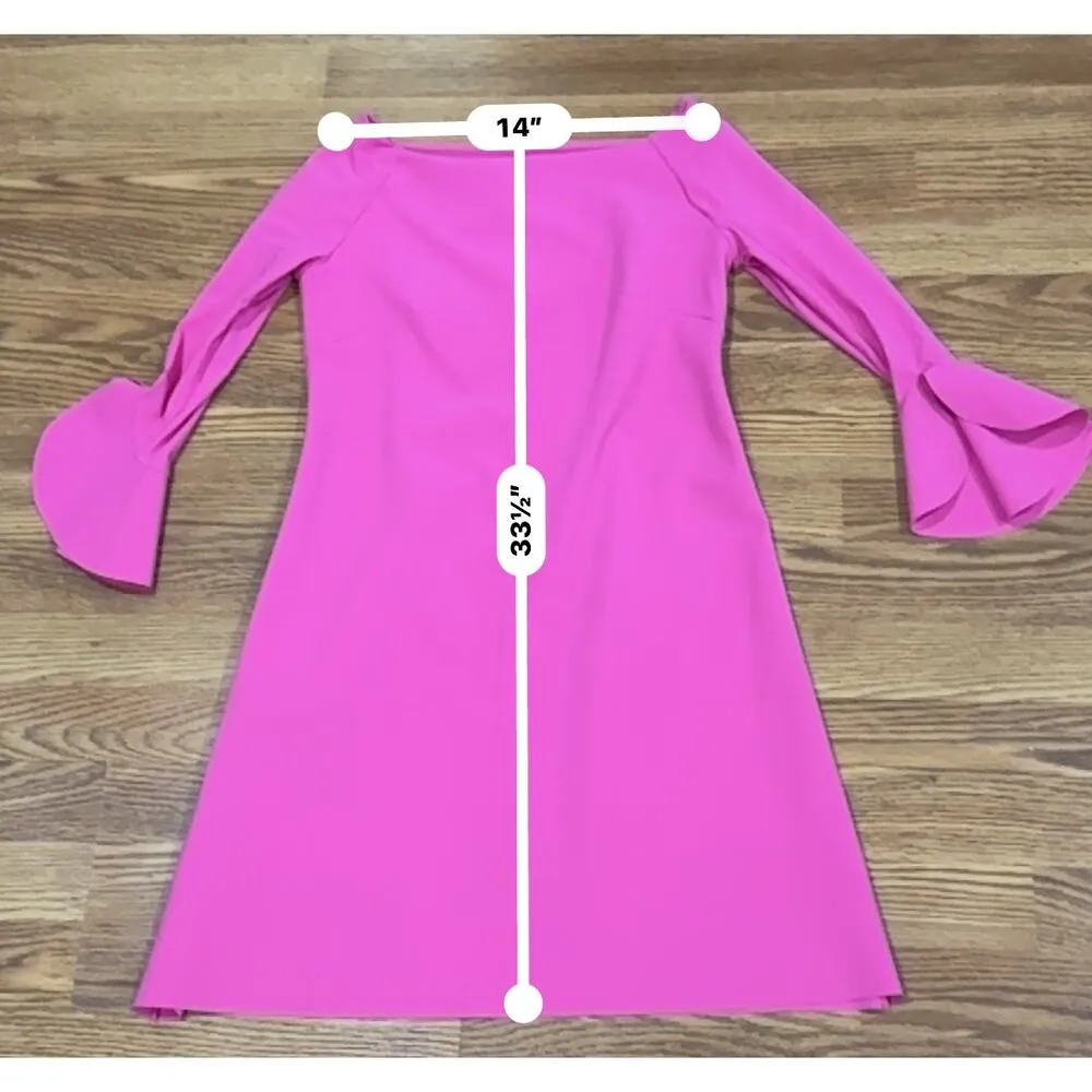 Chiara Boni La Petite Robe magenta Sheila 3/4 - Image 7