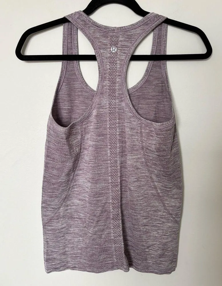 Lululemon lavender purple swiftly tech tank sz 6 - Image 2