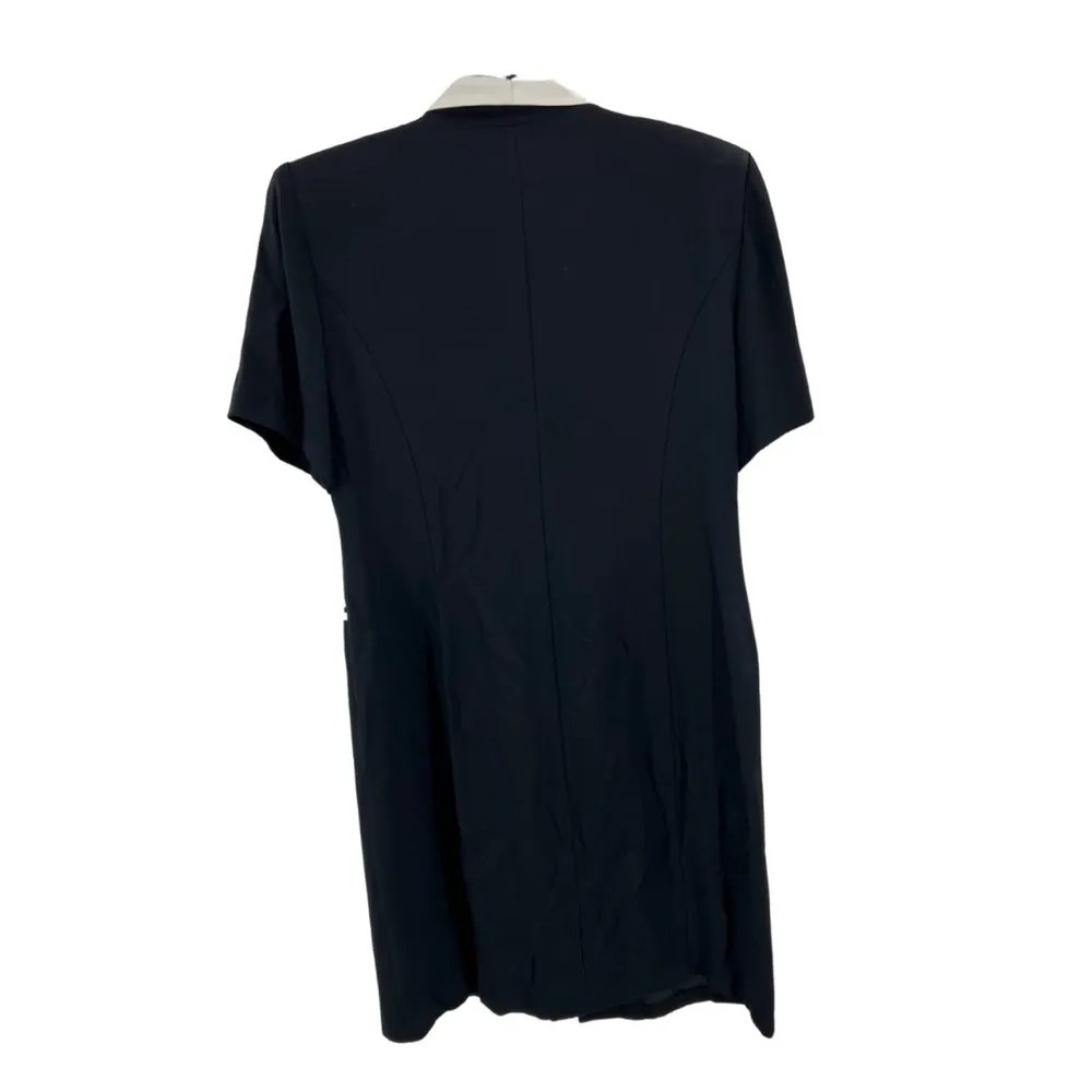 Perceptions vintage blazer dress 14 neutral business cosplay lapels 80s retro - Image 2