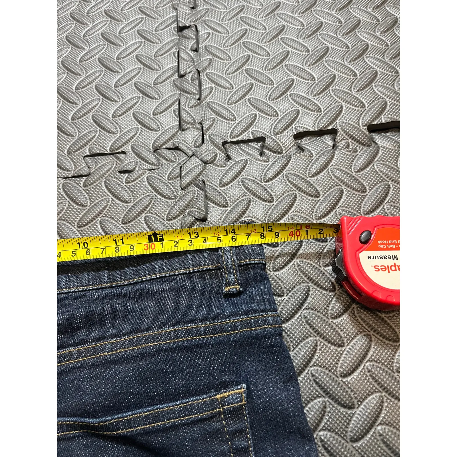 The Kooples Dark Wash Button Fly‎ Straight Leg Jeans Slim Womens Size 29 - Image 7