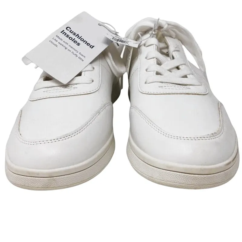 NWT ~ OLD NAVY White Memory Foam Sneakers Cheetah Leopard Back ~ Women's 9 - Image 9