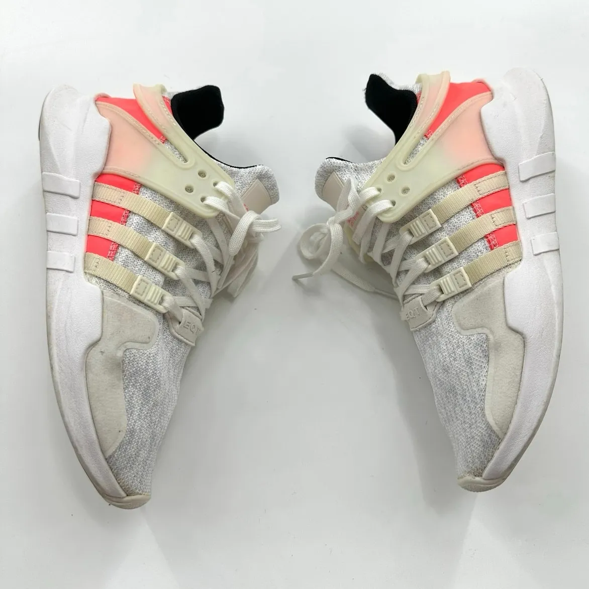 Adidas EQT Support ADV Crystal White / Turbo Sneakers Ortholite Women's Size 7 - Image 4