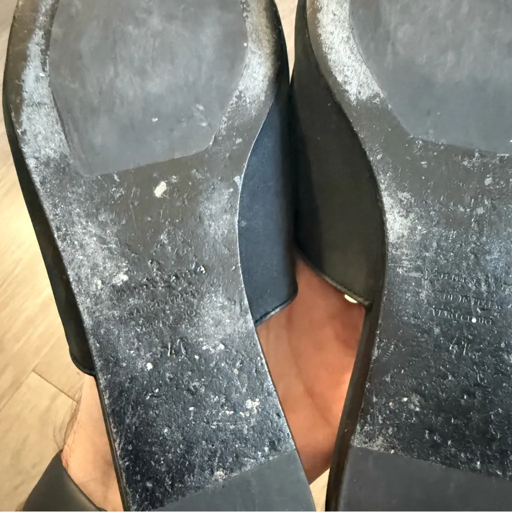 Jenni Kayne  Black Suede Pointed-Toe Mule Flats - Image 4