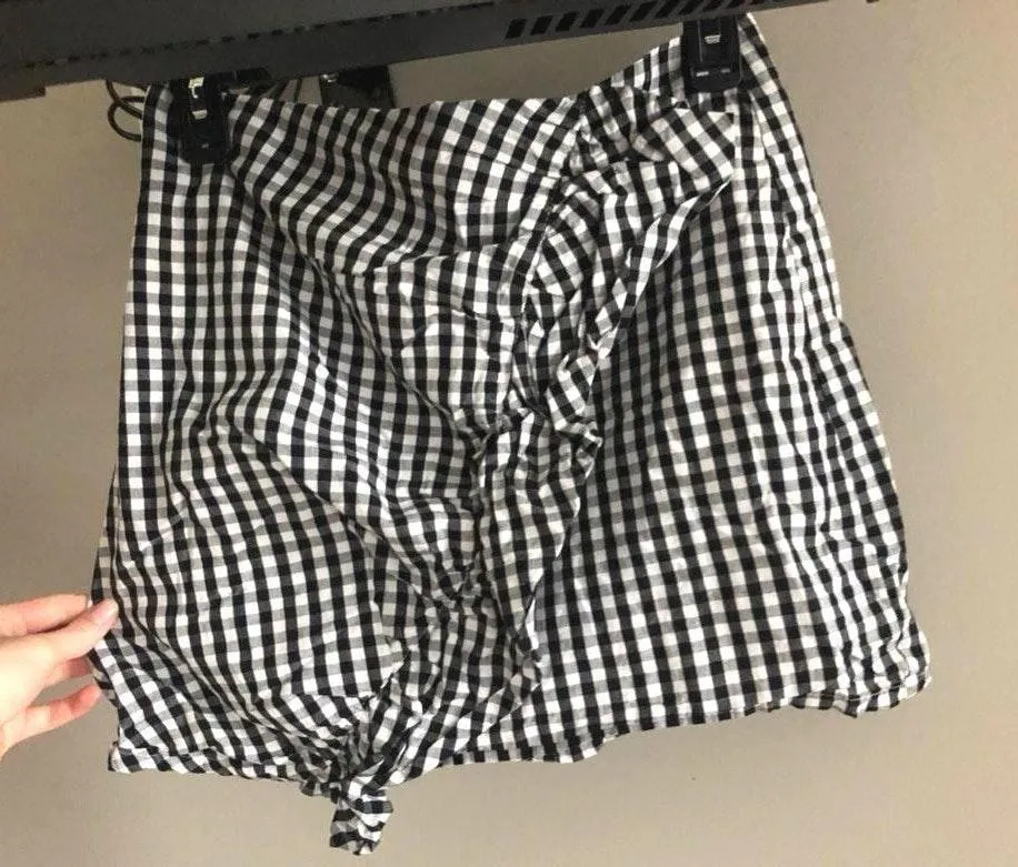 Lulus Checkered Ruffle Skirt - Image 6