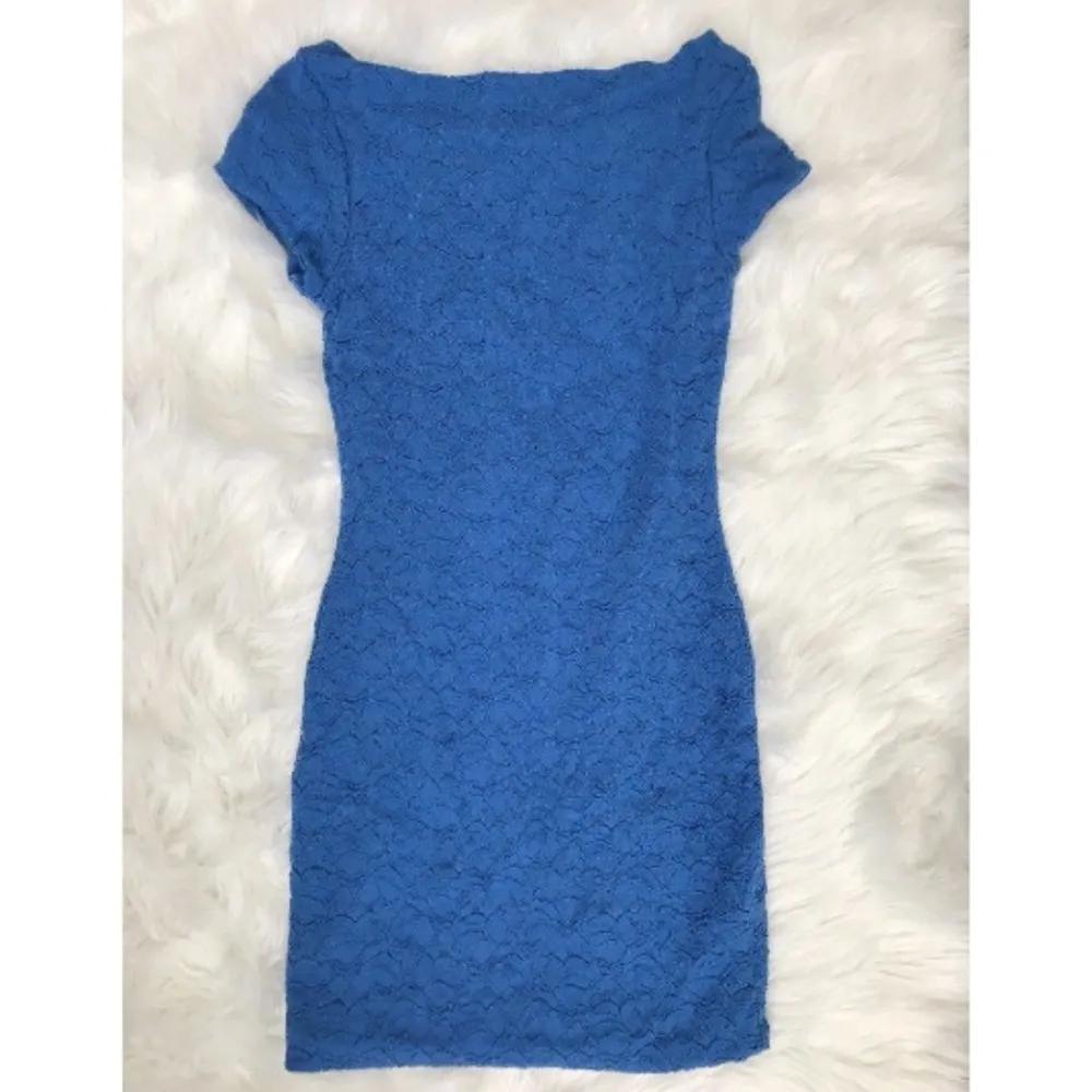 Pins & Needles Blue Bodycon short sleeve dress Med - Image 6