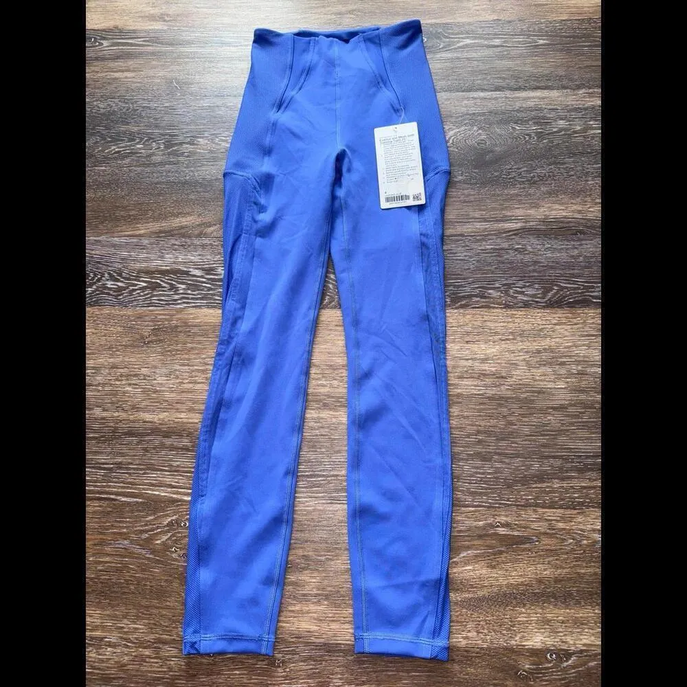 Lululemon Everlux & Mesh Super High Rise Training 25” Wild Indigo Size 4 NWT - Image 5