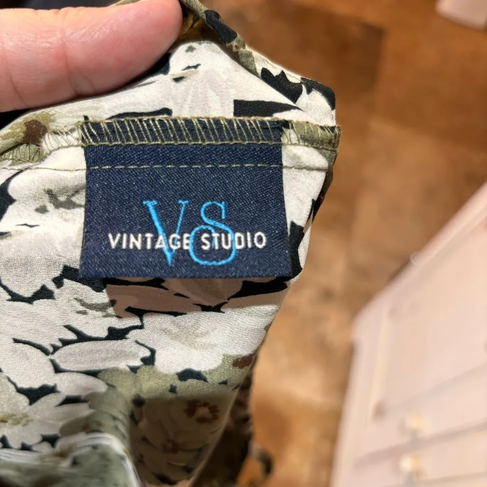 Vintage Studio womens vintage floral pull on midi skirt green large y2k - Image 4