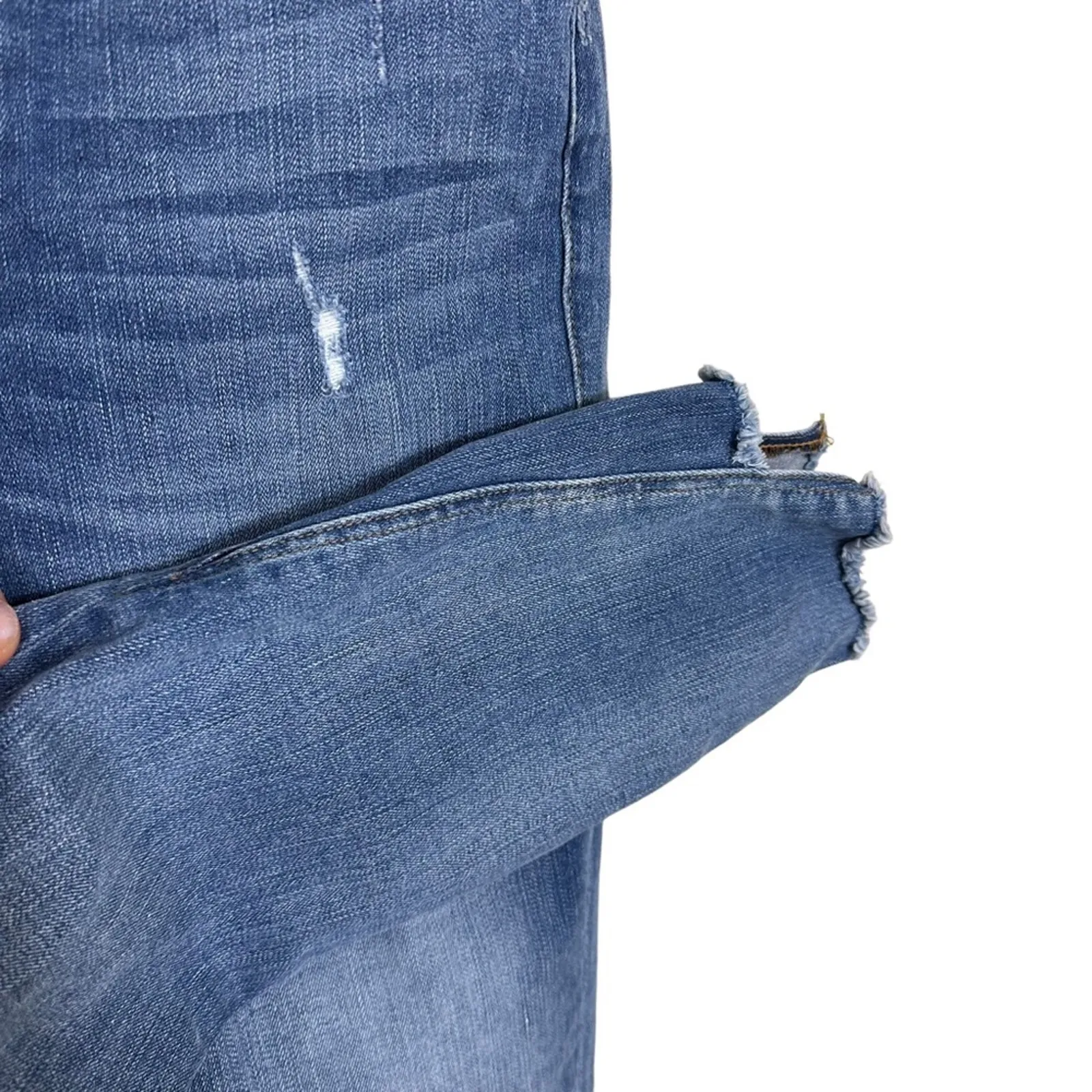 Frame Le High size 28 Skinny Jeans Gusset Step Skinny Light Wash Jeans - Image 7