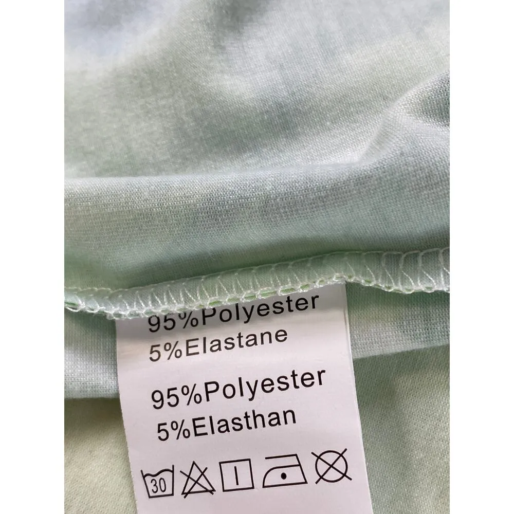 Grace Karin Tropical Print Criss Cross Halter Maxi Dress Size L Pockets Resort - Image 11