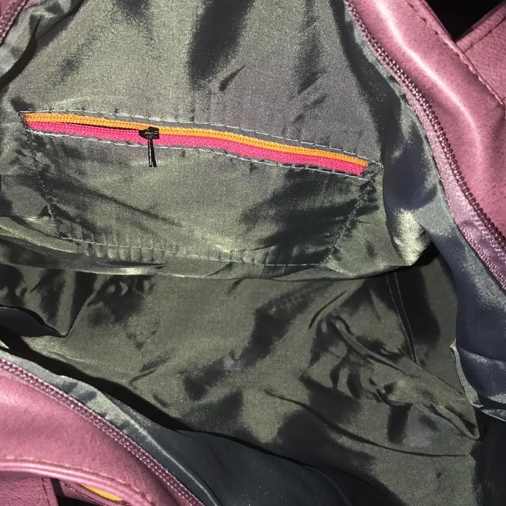 FAUX LEATHER MAUVE EMBELLISHED DESIGN WITH CHIC BOWS Pink - Image 48