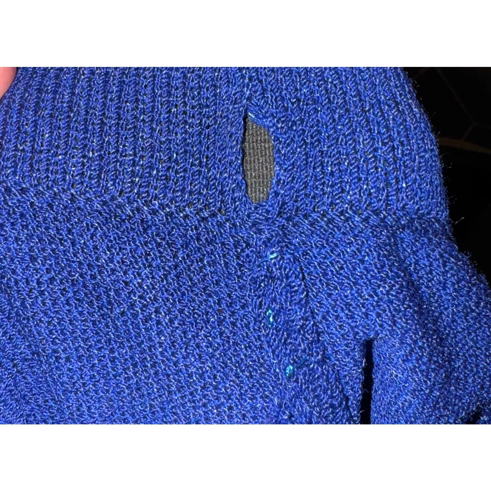 St. John Collection Cobalt Blue Santana Knit Pull on Pants Women’s Size 10 Wide - Image 7