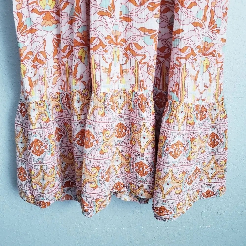 Anthropologie Florence Bohemian Midi Lounge Dress - Image 3