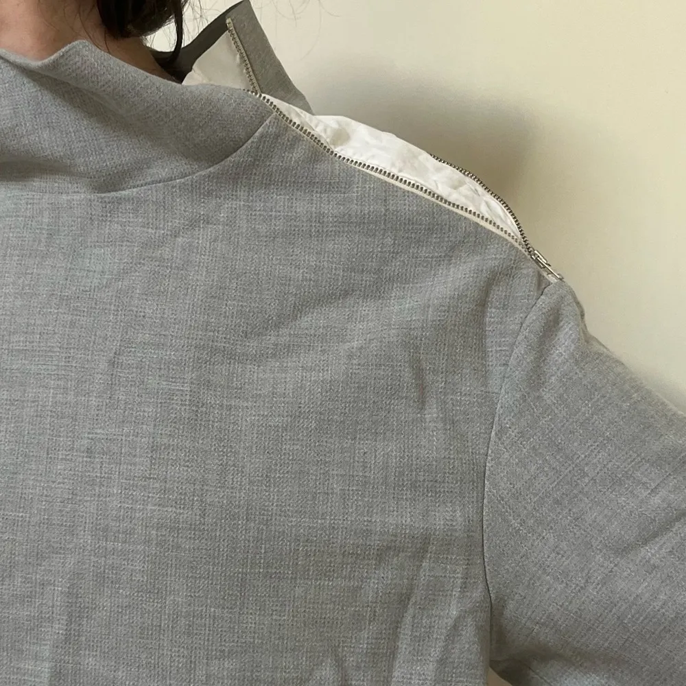 Zara | Mock Neck Mixed Media Top XS - Image 9