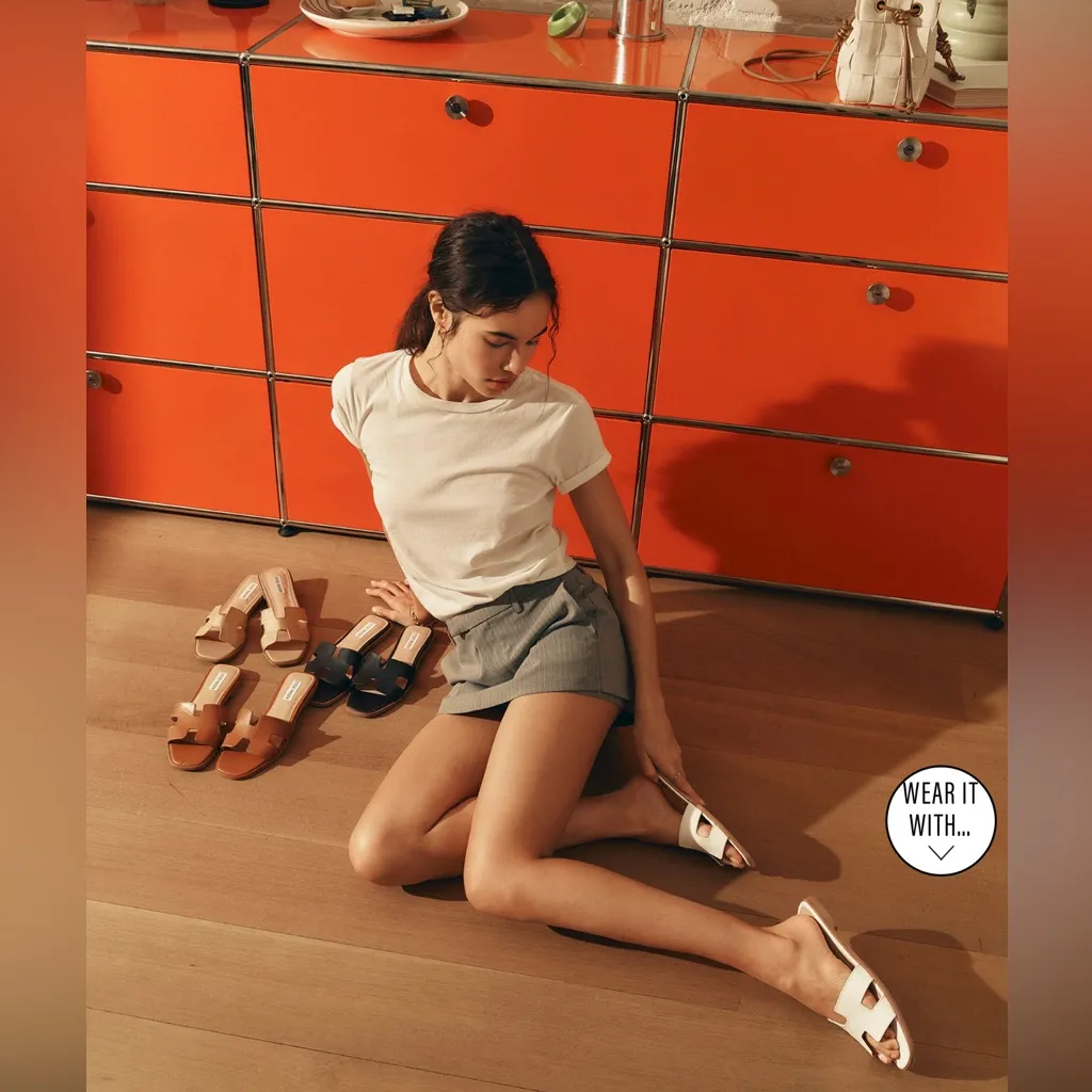 Steve Madden HADYN WHITE LEATHER Slide Sandal Size 10 - Image 4