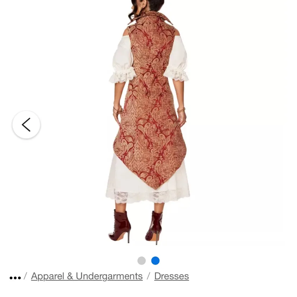 Adult Pirate Dress Costume Deluxe NWT - Image 2