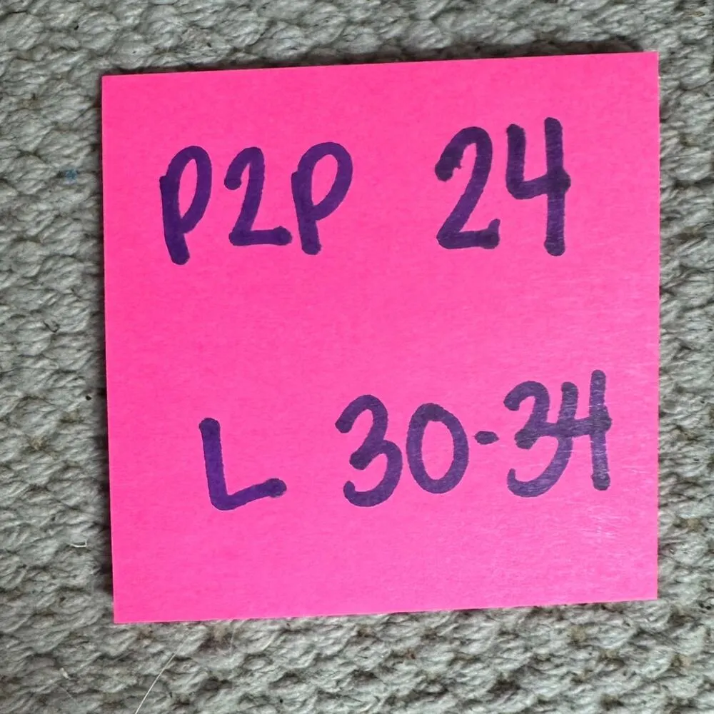 Chicos Women XL Tunic Top Pink 3/4 Sleeve Notch Neck Shark Bite Hem Pull Over - Image 6