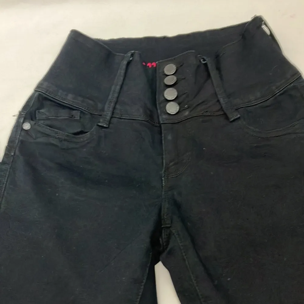Ella Jeans black high waisted skinny pants woman’s size 1 - Image 2