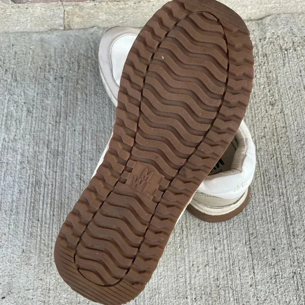 Madewell MWL Cloudlift Kick Off Sneaker Leather Suede Canvas Size 10 - Image 5