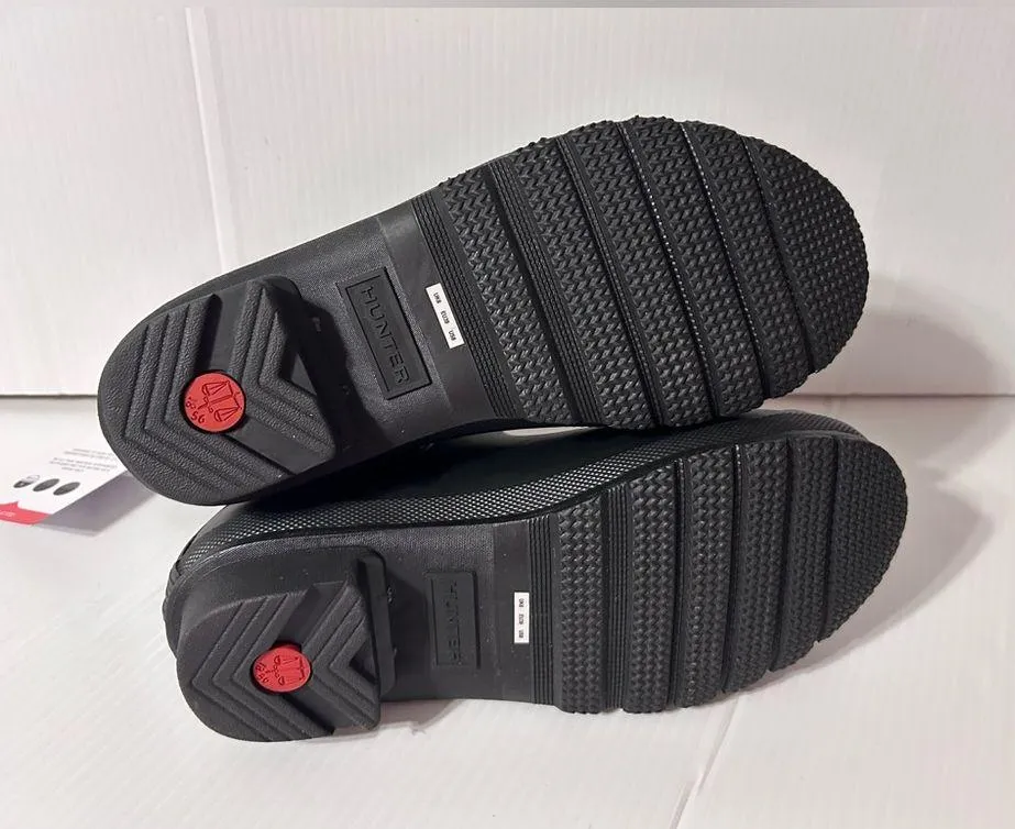 black insulated Chelsea rain ankle boots size 8 - Image 6