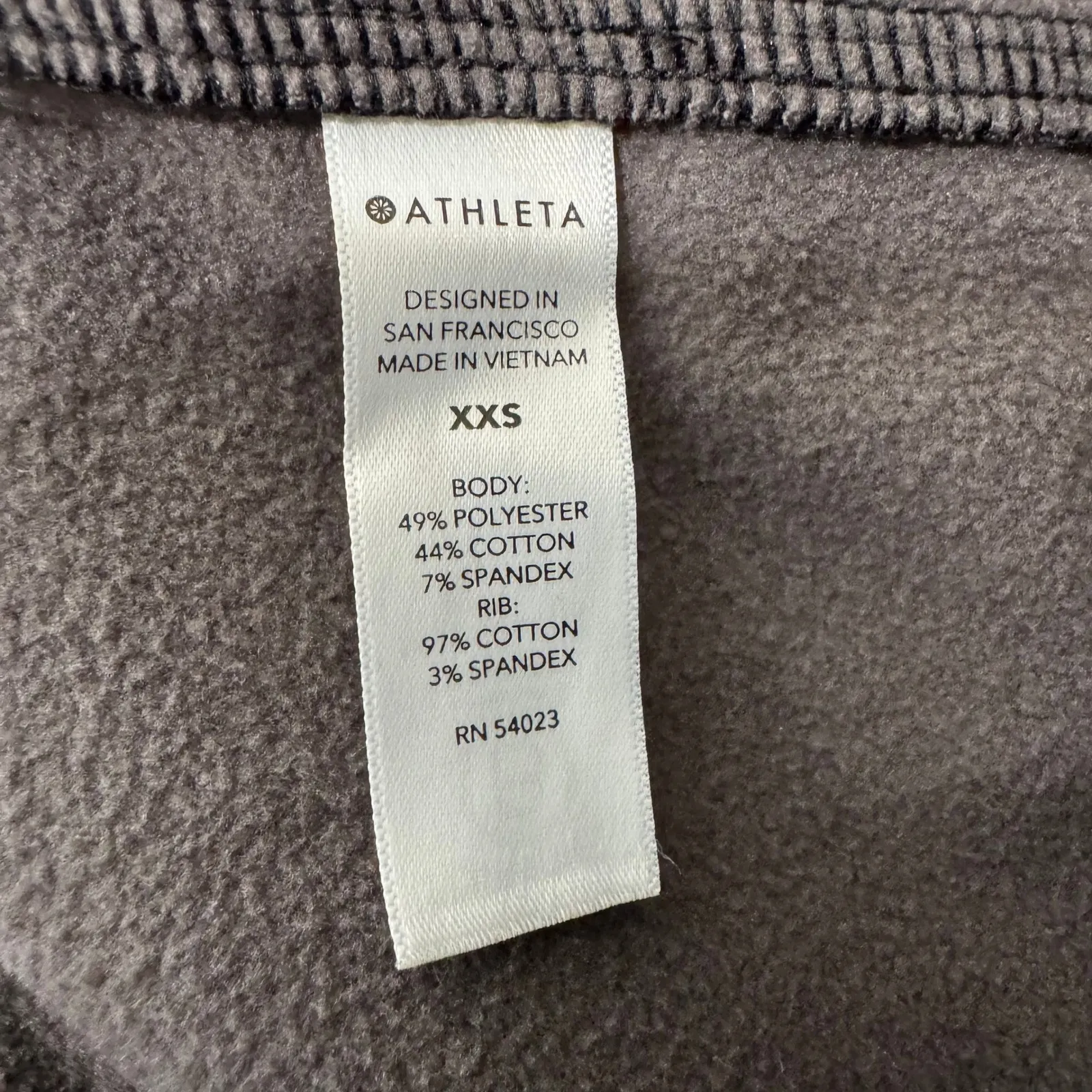 Athleta Triumph Printed Hoodie Camo Full Zip Women's XXS - Image 4