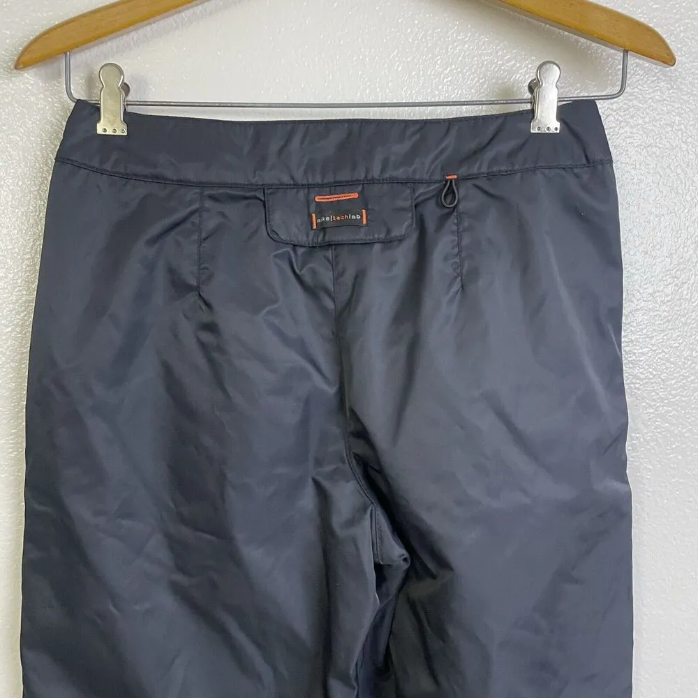 Nike Tech Lab Womens Pants Black Lightweight Ankle Zip Outdoors Pocket Polyamide - Image 6