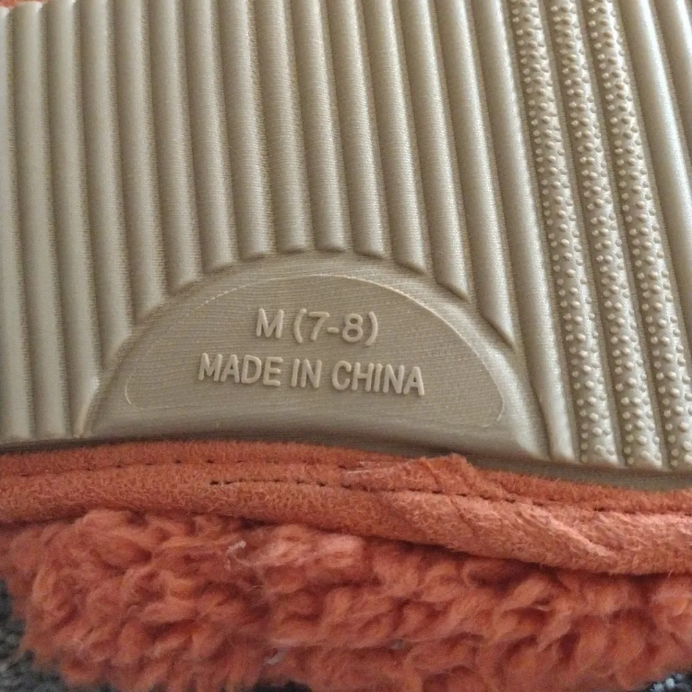 Memory Foam Slipper Slides SIZE M Orange - Image 4