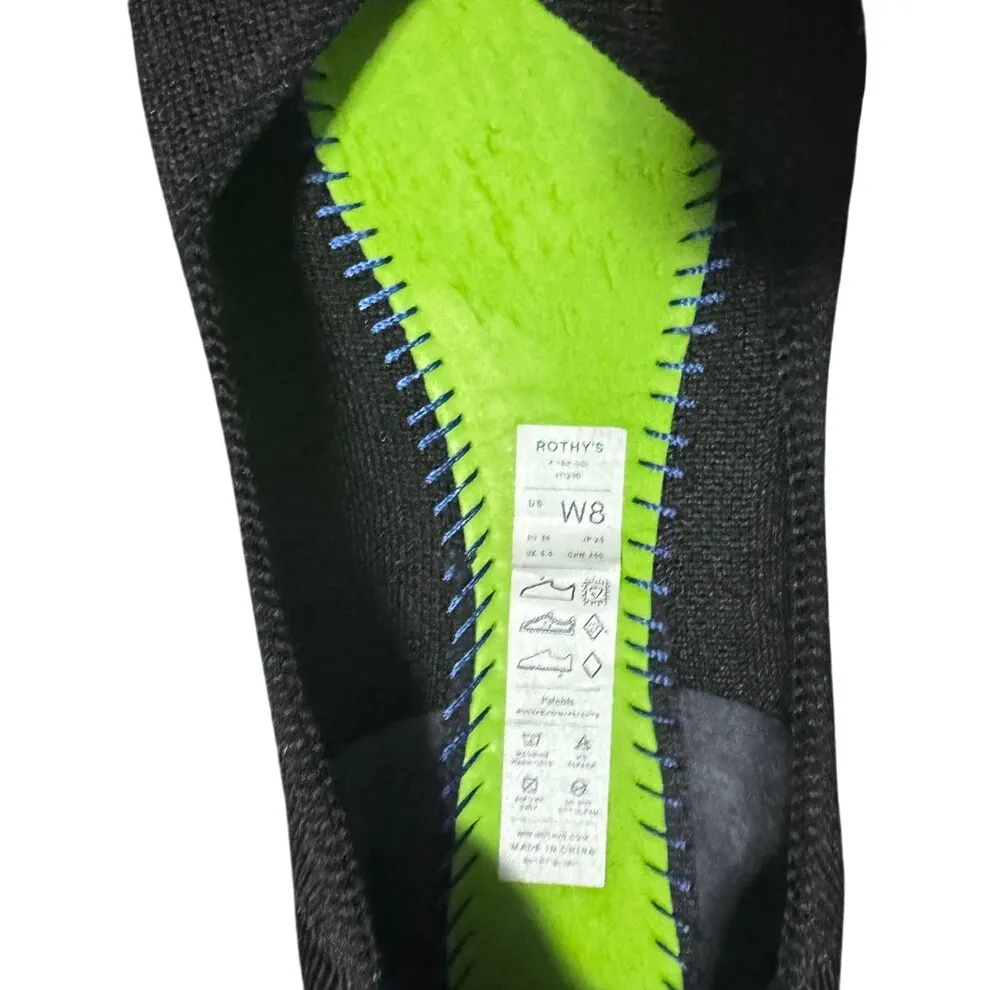 Rothy’s The Point II Black with Blue Trim Women’s Size 8 Ballet Flat - Image 6