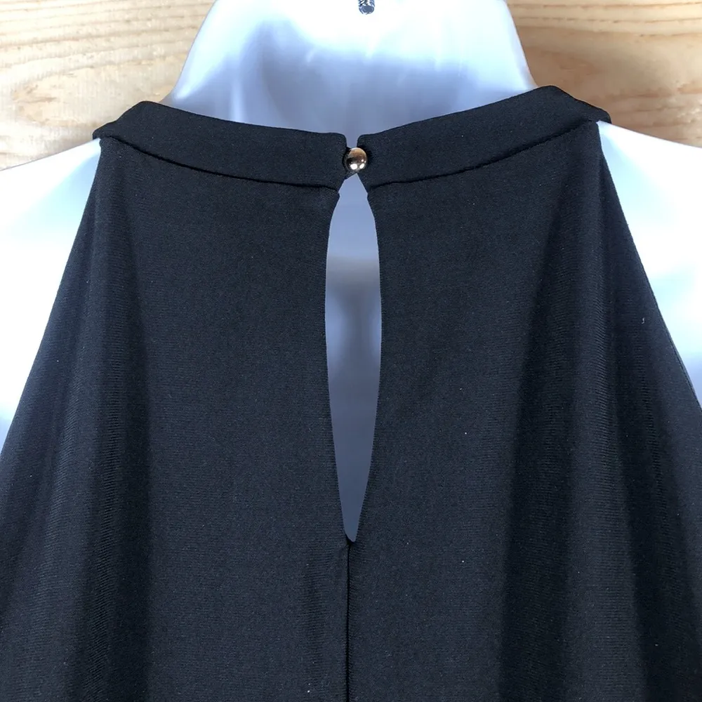 White House Black Market Top Size Small Fully Lined Tank with Gold Accents - Image 4