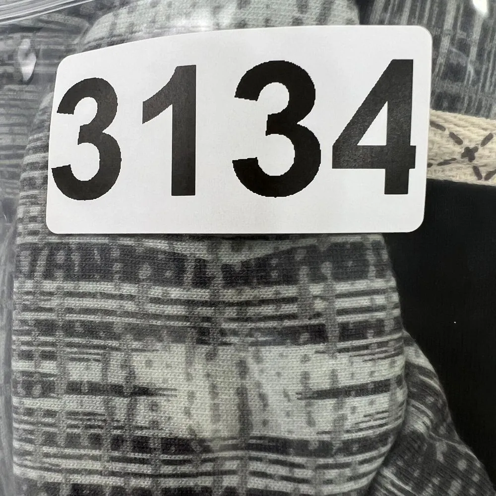 FRYE Premium Sleepwear‎ Mens Large Flannel Print Notched Set Gray Cotton Blend - Image 12