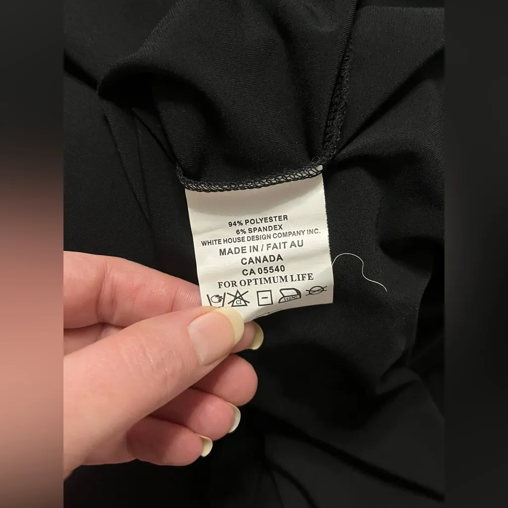 Sympli Black Romance Drape Front Cardigan Size 12 Cascade Waterfall Jersey - Image 5