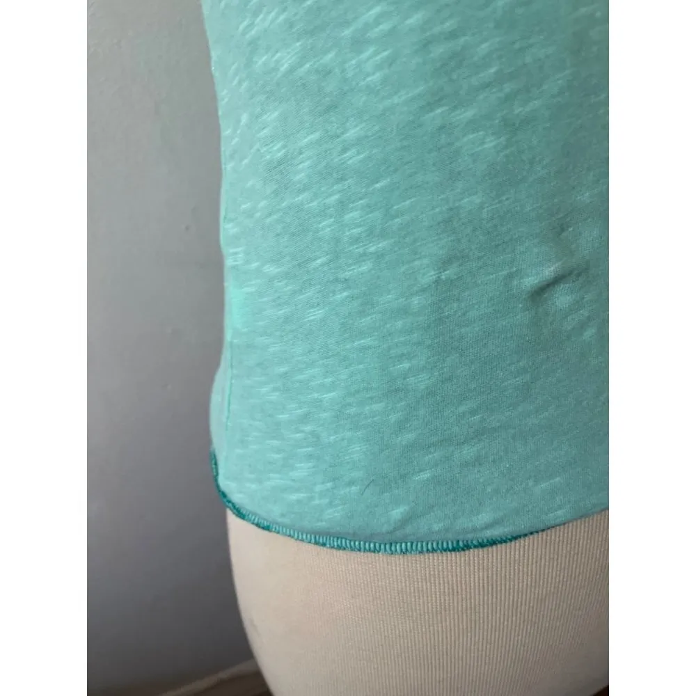 Mudd seafoam teal sparkly green tank top shirt combo Y2K Lizzie McGuire Small - Image 7