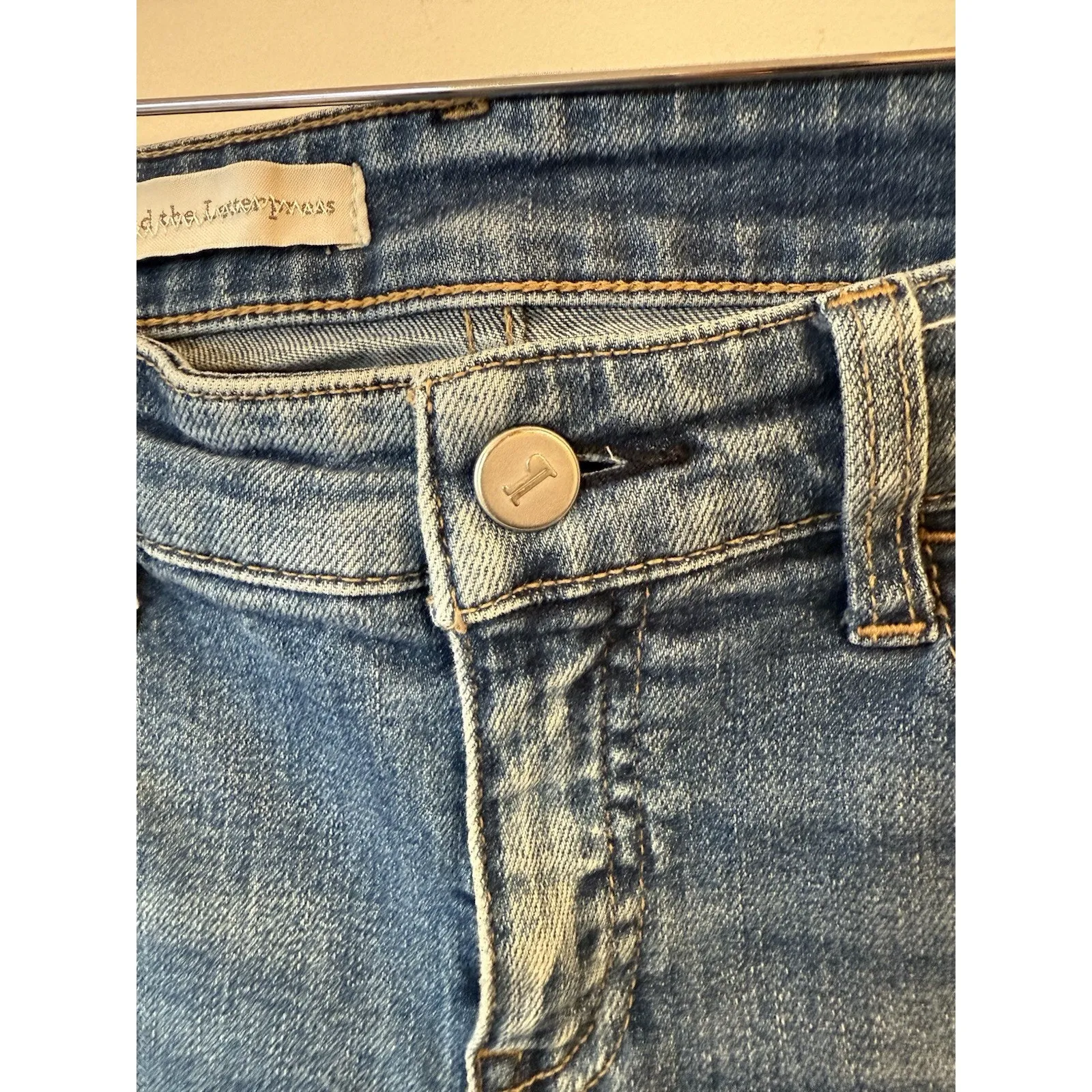 Anthropologie Pilcro And The Letterpress Womens Parallel Jeans Size 28 Blue - Image 6
