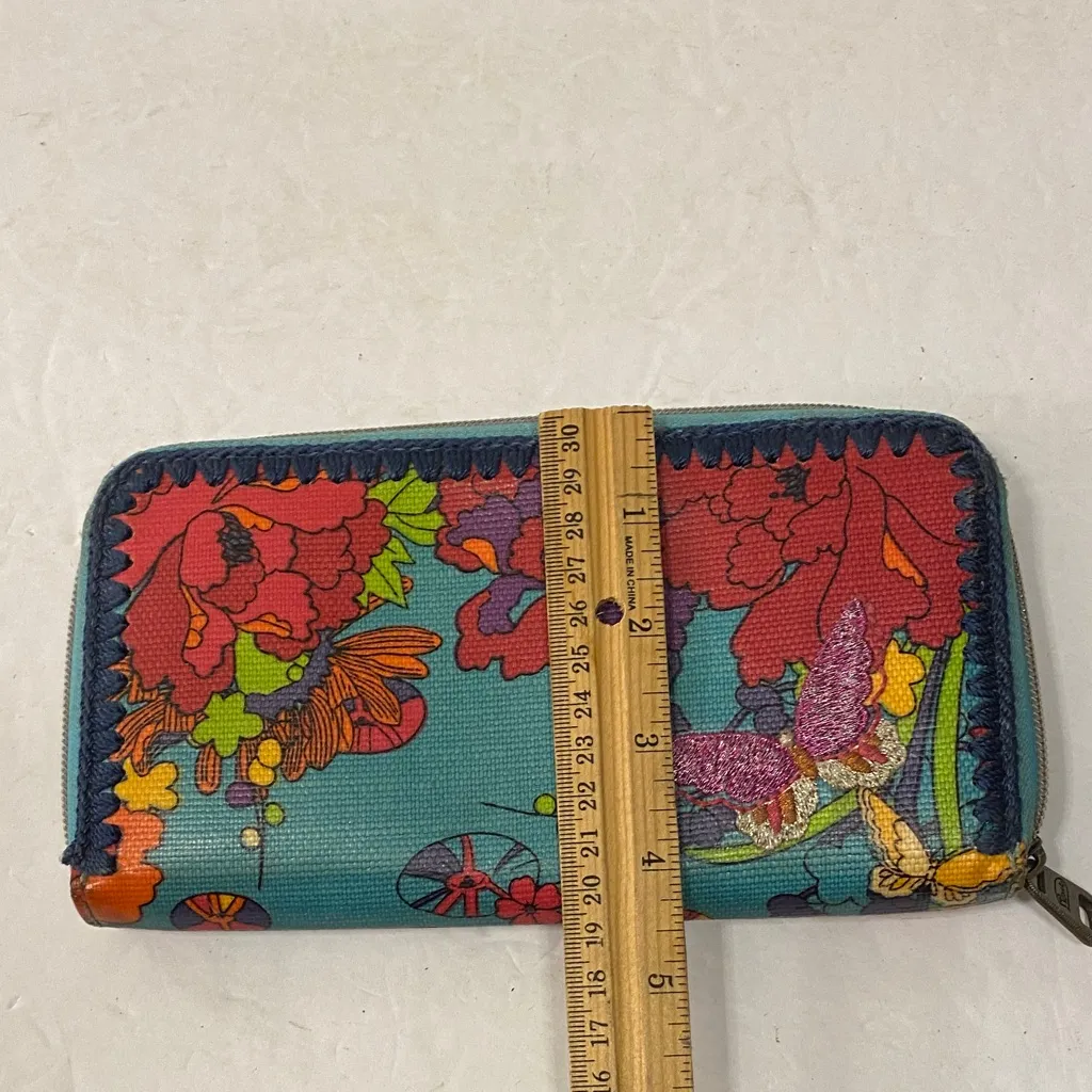 Sakroots Colorful Floral Zip Wallet - Image 8