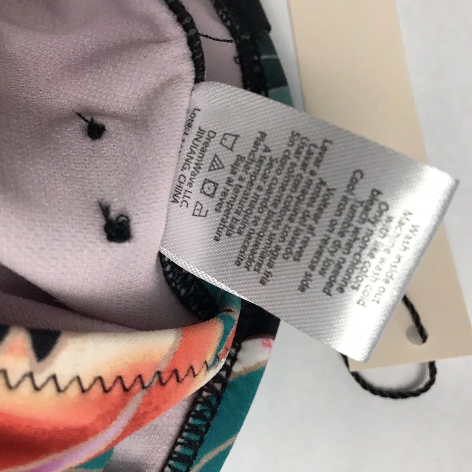 Nanette Lepore Poppy One Piece Swimsuit Black Floral Halter Size 12 - Image 10