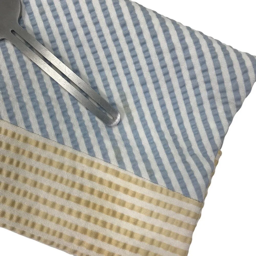 ST JOHN Sport Blazer Women S Patchwork Seersucker Cottage Retro Boho Elegant Y2K - Image 9