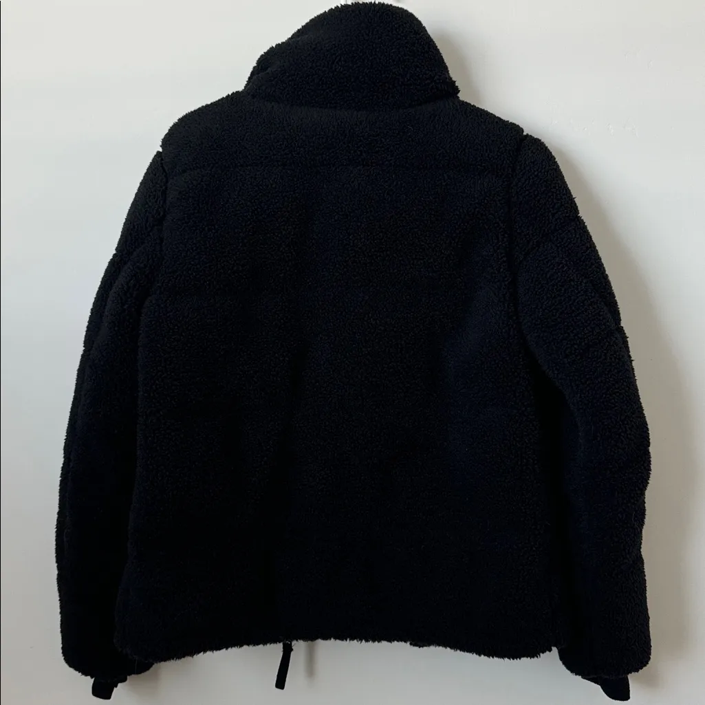 S13 Lilly Black Sherpa Puffer Jacket Size: S - Image 8