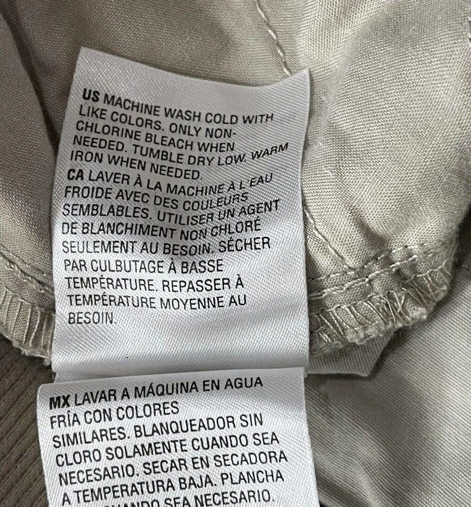 Karen Scott Petite Petite PP Pull-On Shorts Mid-Rise Pockets Elastic Waist Beige - Image 5