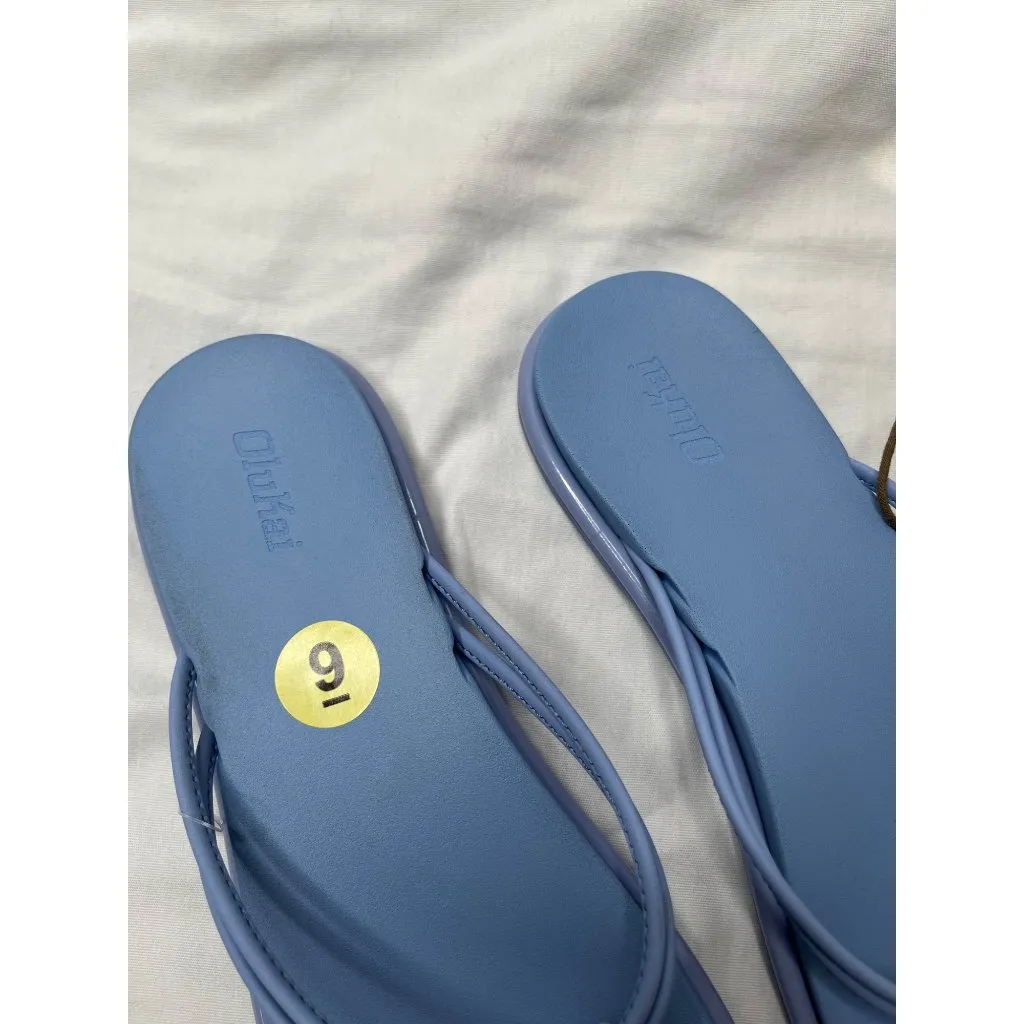 Olukai Womens Aka Cloud Blue Thong Toe Flip - Image 3