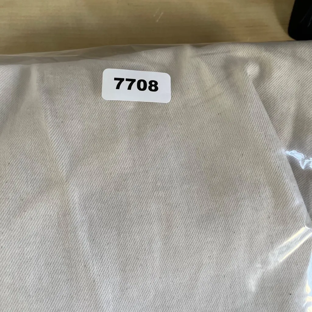 Ae77 Womens Stovepipe Selvedge Jeans Size 0 Eggshell White Organic Cotton - Image 12