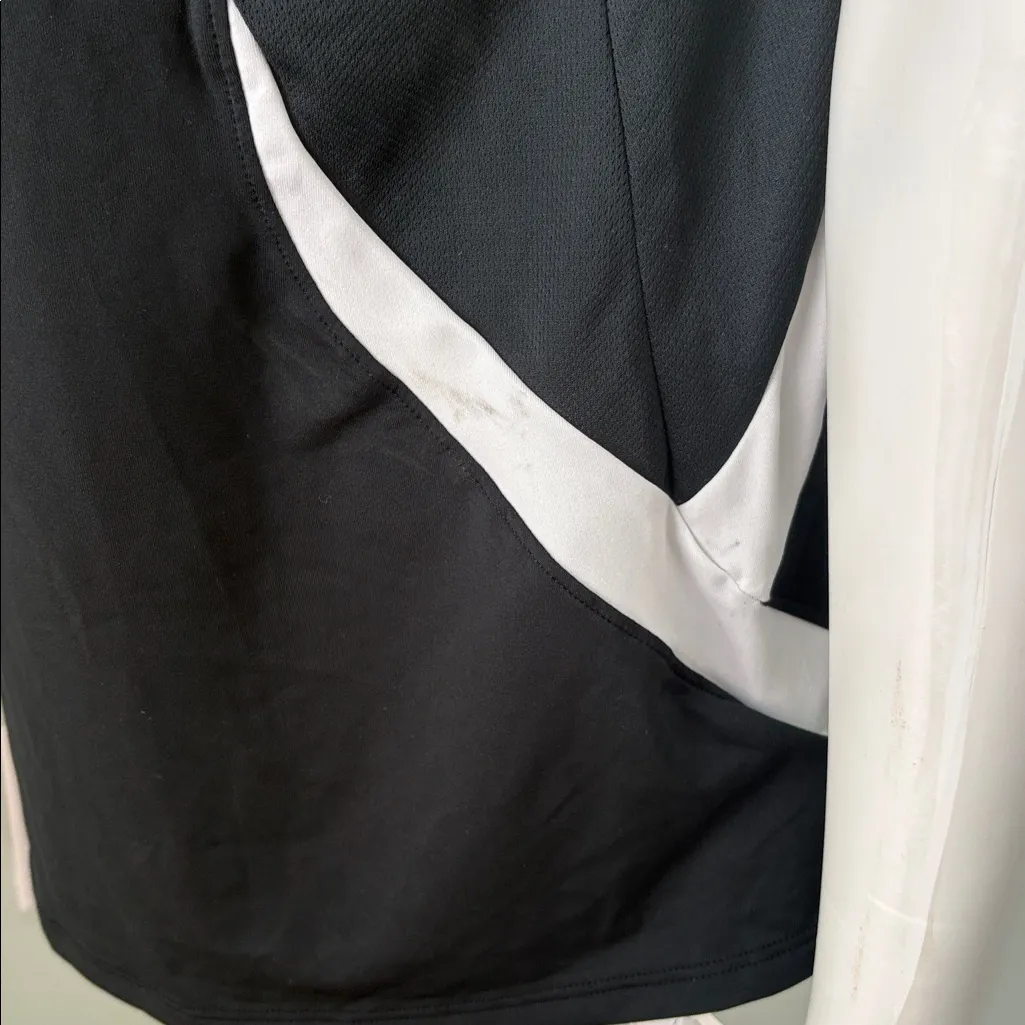 Under Armour Elevate Cap Sleeve Volleyball Top Black & White XL NEW - Image 4