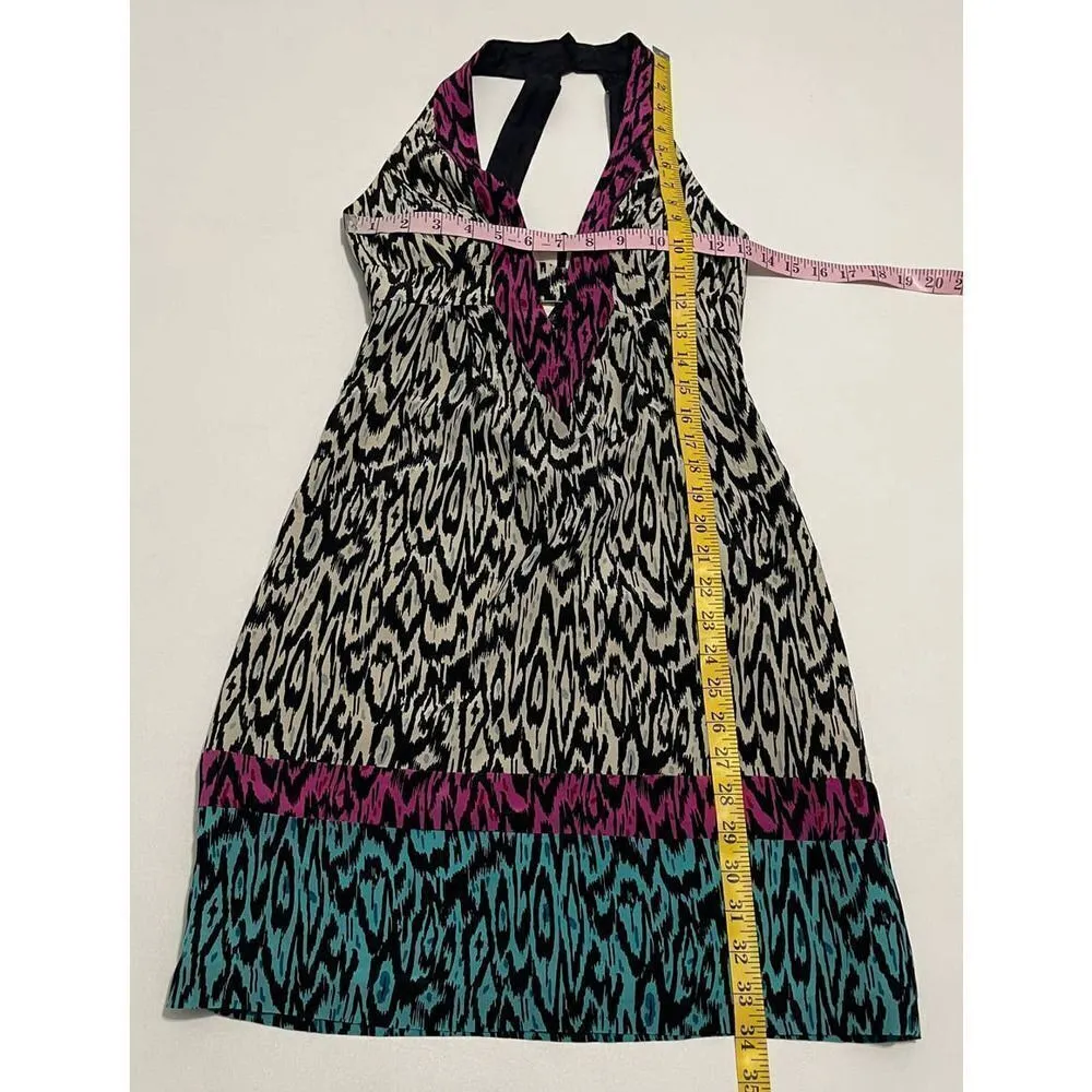 Nanette Lenore‎ Silk Printed Mini Dress White 0 - Image 5