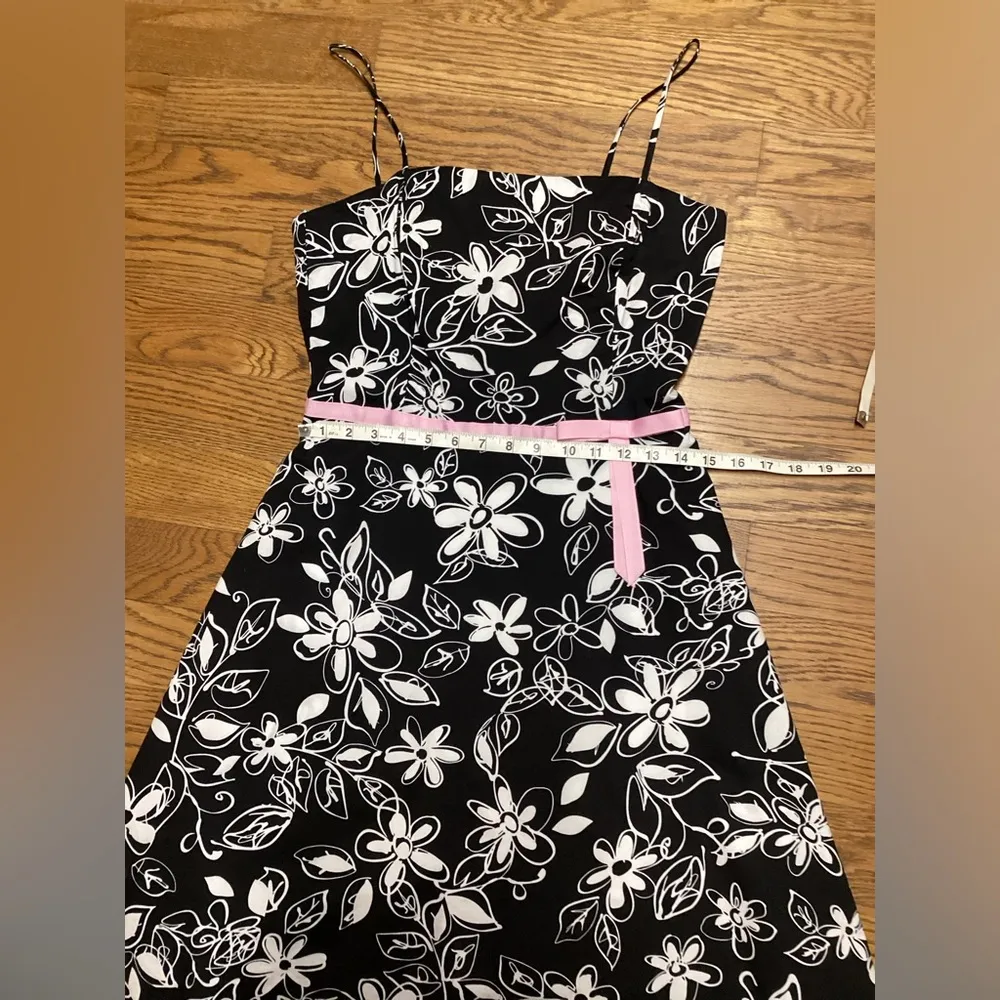 IN San Francisco. Spaghetti strap A-Line dress with crinoline hem line. Size 11 - Image 6