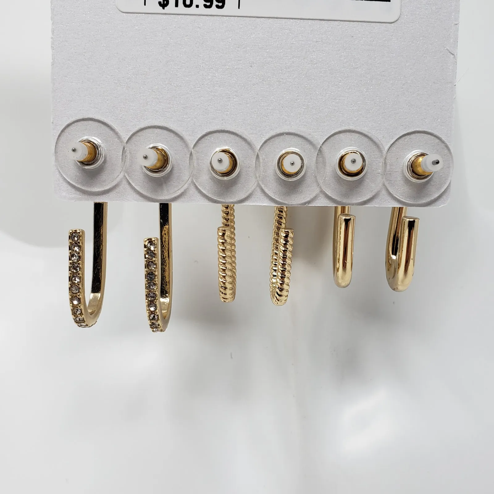 NWT Sugarfix by Baublebar Gold-Tone Lot of 5 Earrings Hoop Dangle Women's - Image 10