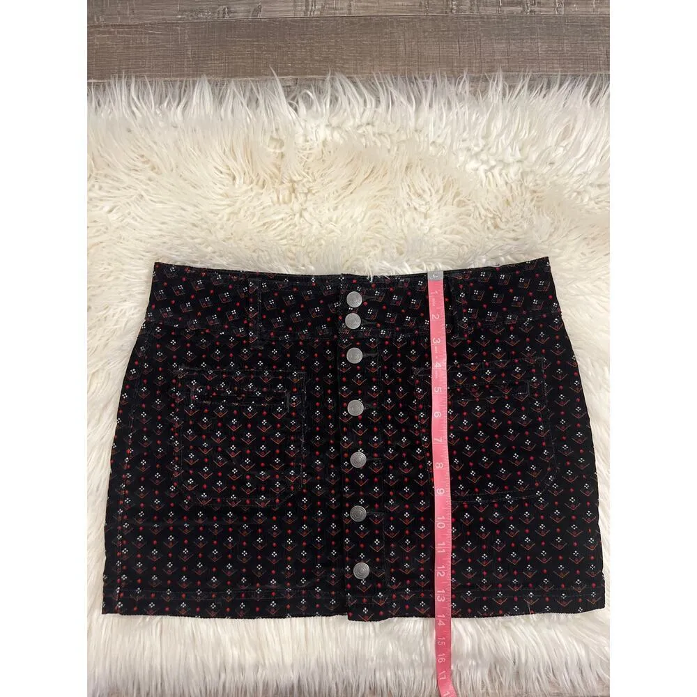 Free People We the Free Joanie corduroy print mini skirt 29 - Image 6