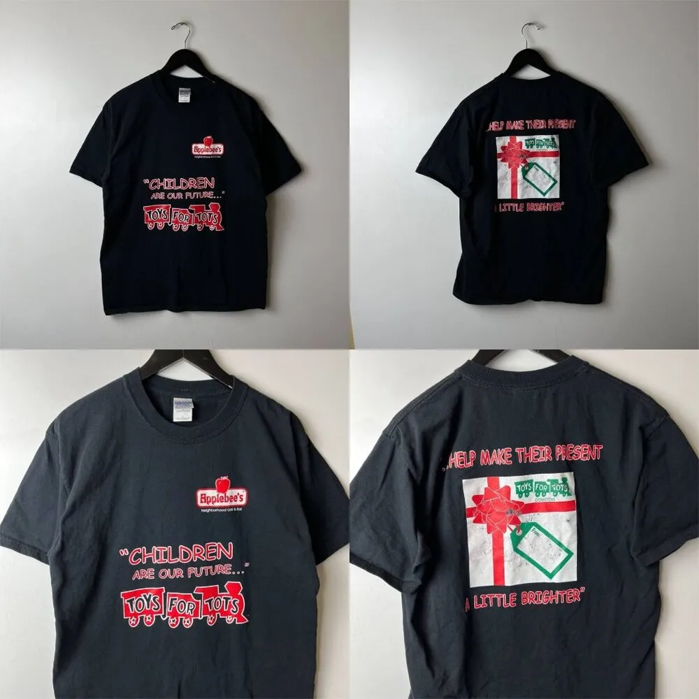 Vintage Children Are Our Future T Shirt Black Large L Graphic Tee 100% Cotton - Image 10