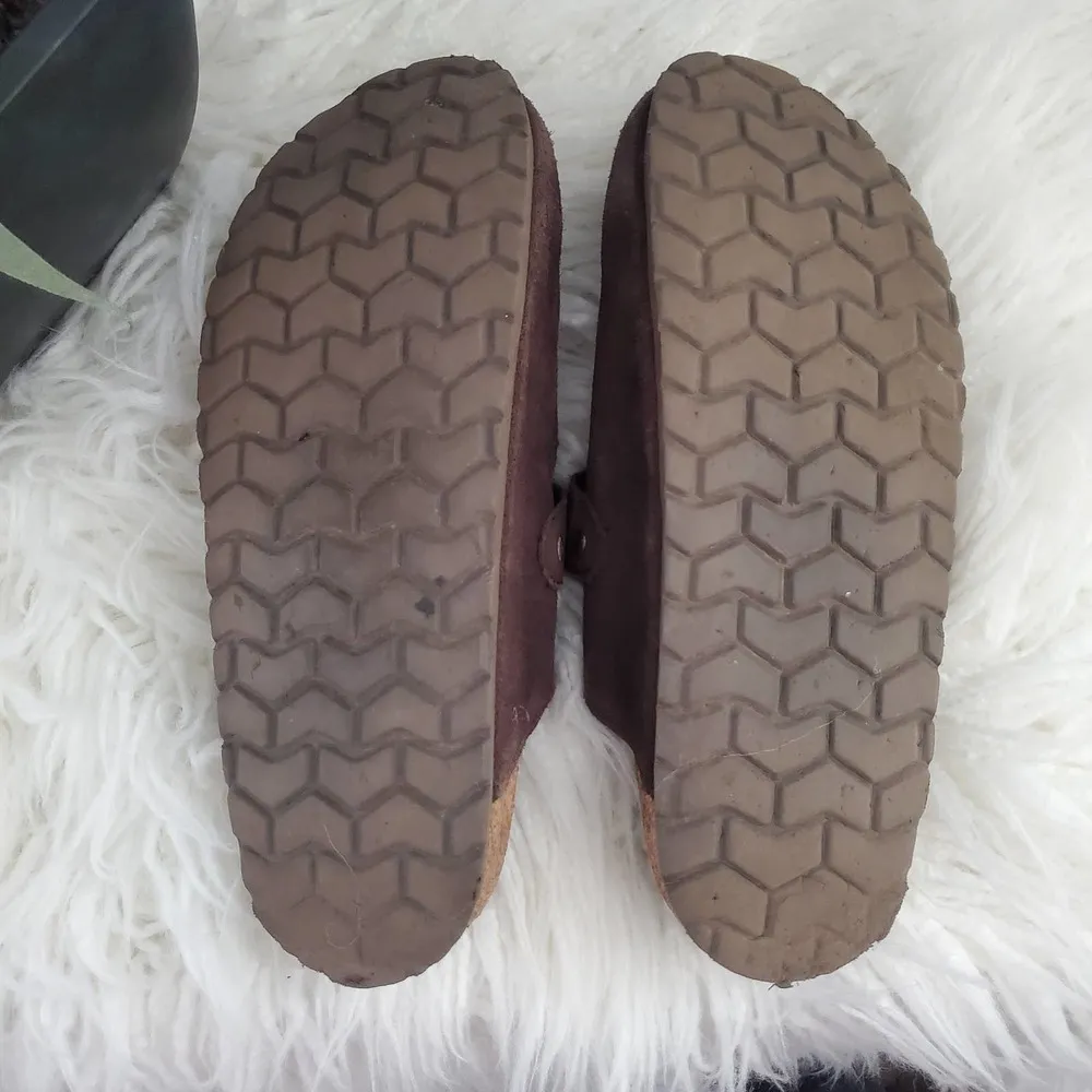 Mountain Sole Brown Leather Slide-On Clogs 9M - Image 10